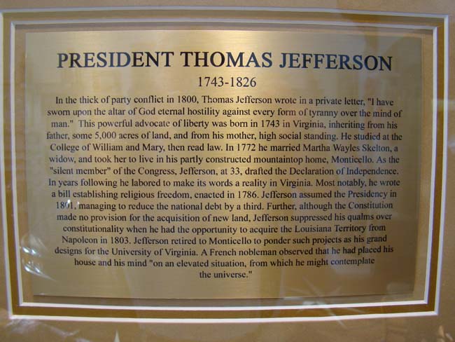 An attractive framed THOMAS JEFFERSON grouping including his original signature circa 1800 — image 2